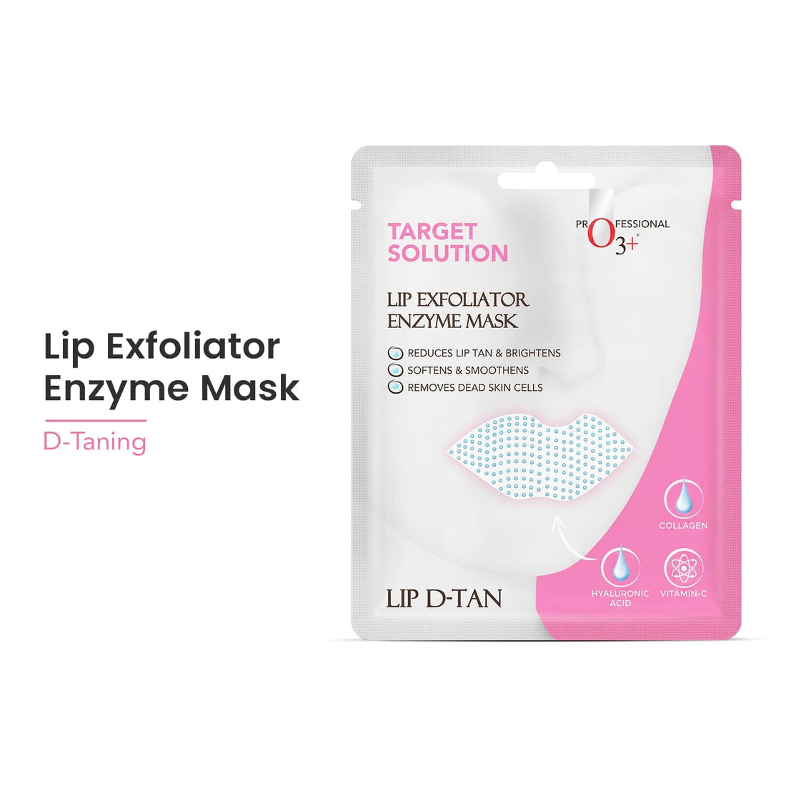 O3+ Lip Exfoliator Enzyme Mask – Pack of 3 – image 2