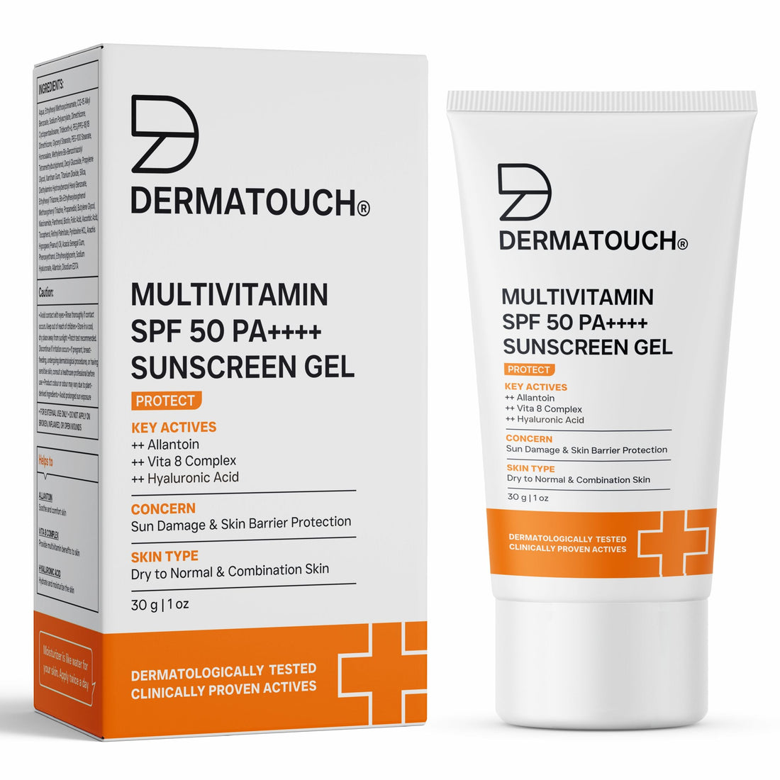 DermaTouch Multivitamin SPF 50 PA++++ Sunscreen Gel - 30g