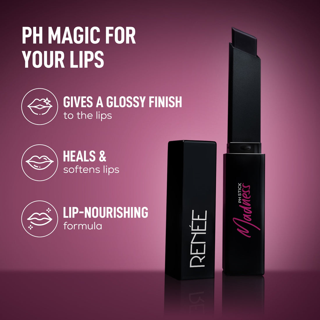 RENEE Madness pH Lipstick (3 g) – image 4