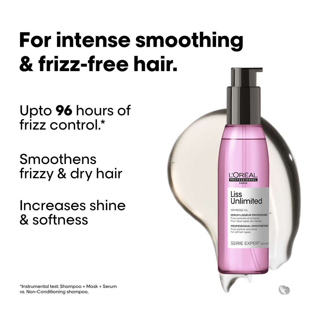 L'Oréal Professionnel Série Expert Liss Unlimited Smoother Serum (Evening Primrose Oil) (125ml) – photo 3