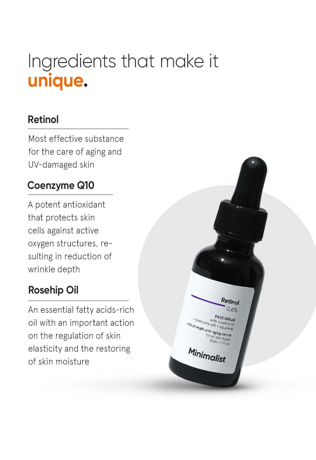 Minimalist Retinol 0.6% Face Serum (Anti-Aging Mid-Strength Formula for Fine Lines & Wrinkles) - 30ml – photo 6