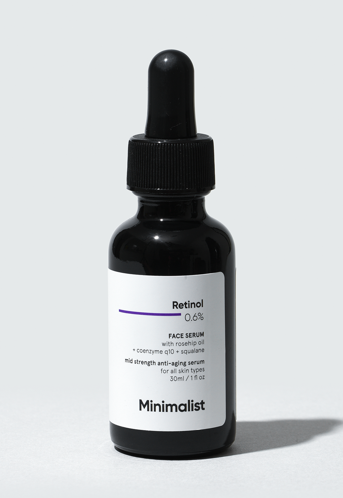 Minimalist Retinol 0.6% Face Serum (Anti-Aging Mid-Strength Formula for Fine Lines & Wrinkles) - 30ml – photo 1