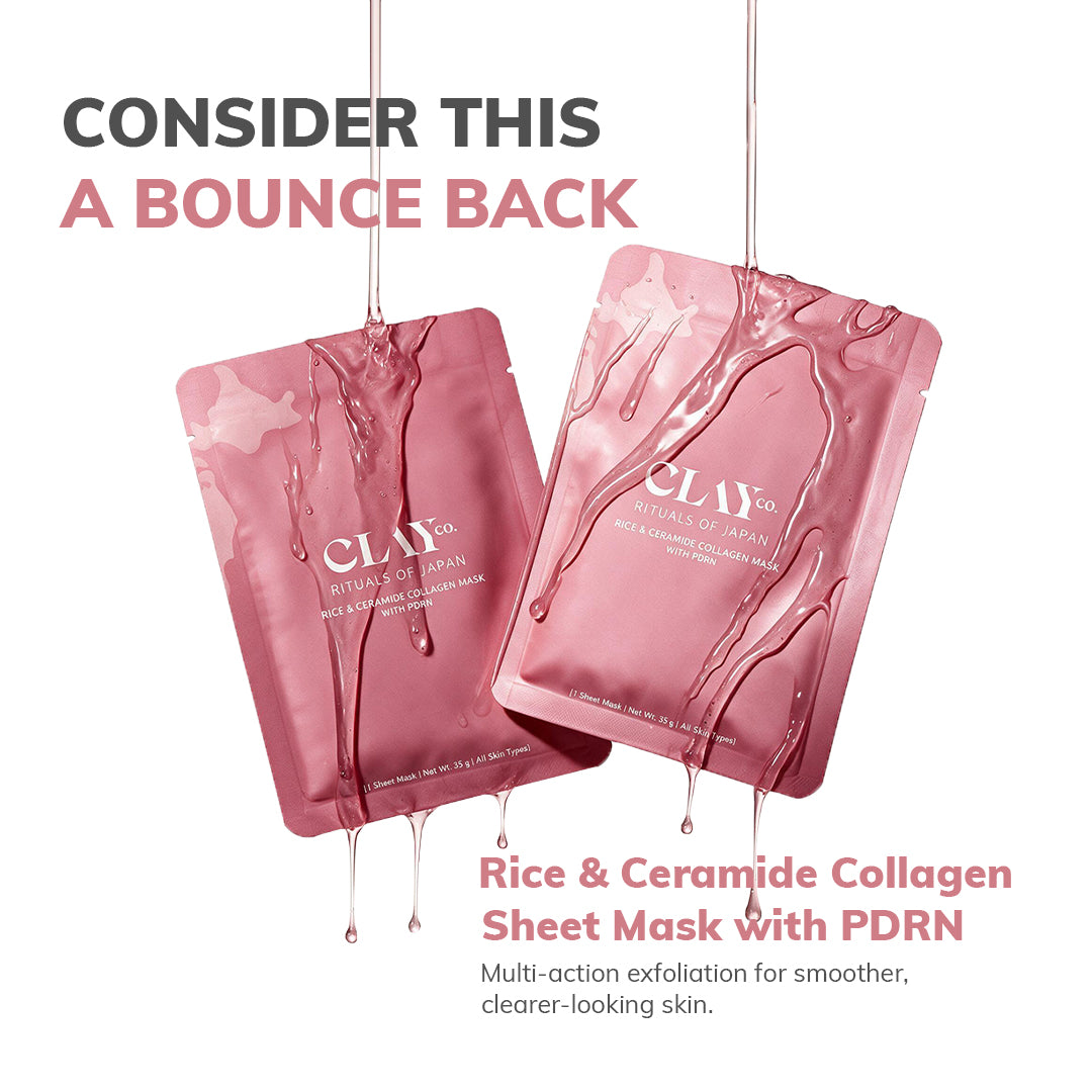 ClayCo Rice & Ceramide Collagen Sheet Mask (2 x 35g)