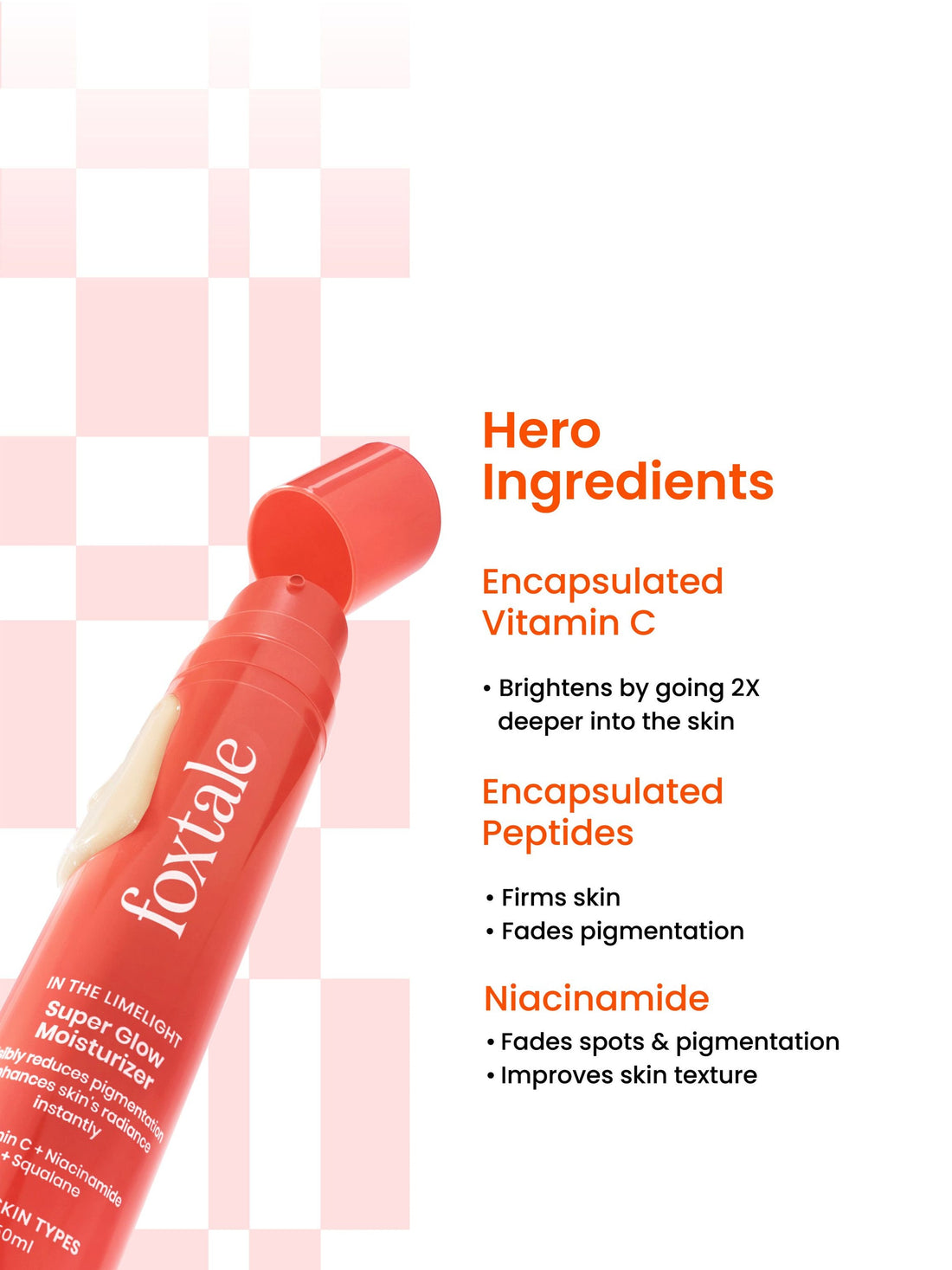 Foxtale Super Glow Moisturizer with Vitamin C & Niacinamide (50ml) – photo 3
