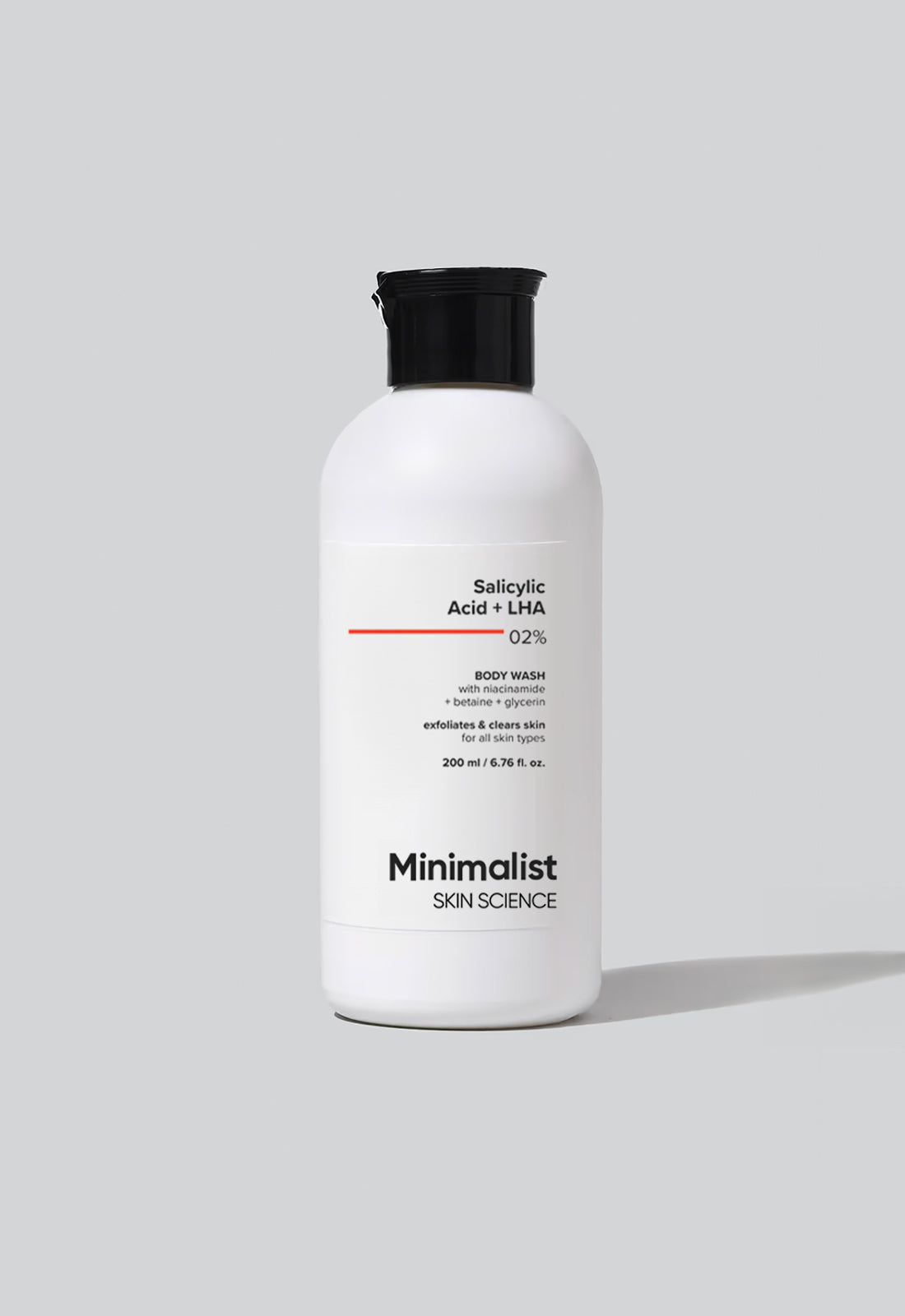 Minimalist Salicylic Acid + LHA 2% Body Wash (200ml)