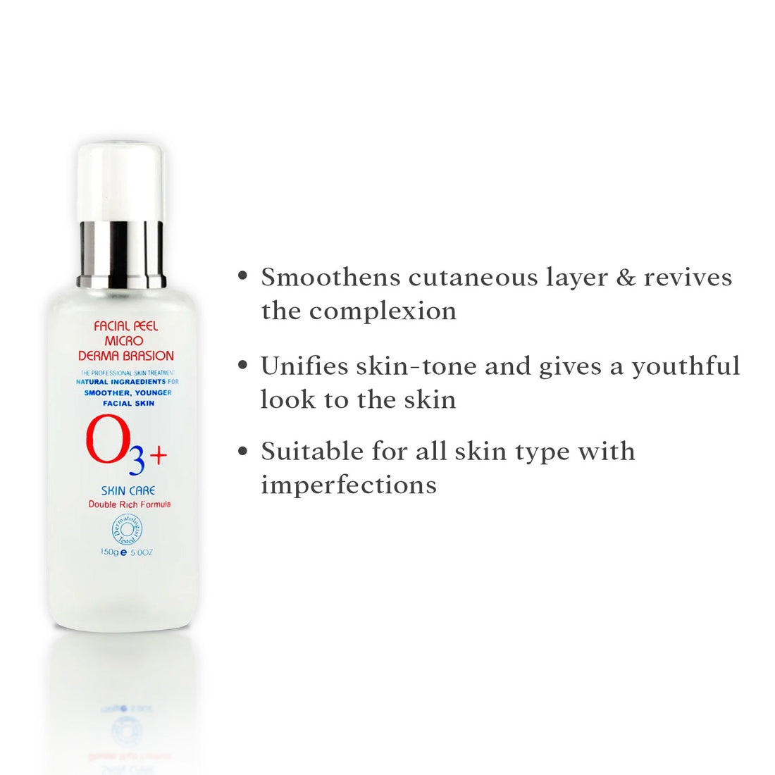 O3+ Micro Derma Brasion Facial Peel (150 ml) – image 2