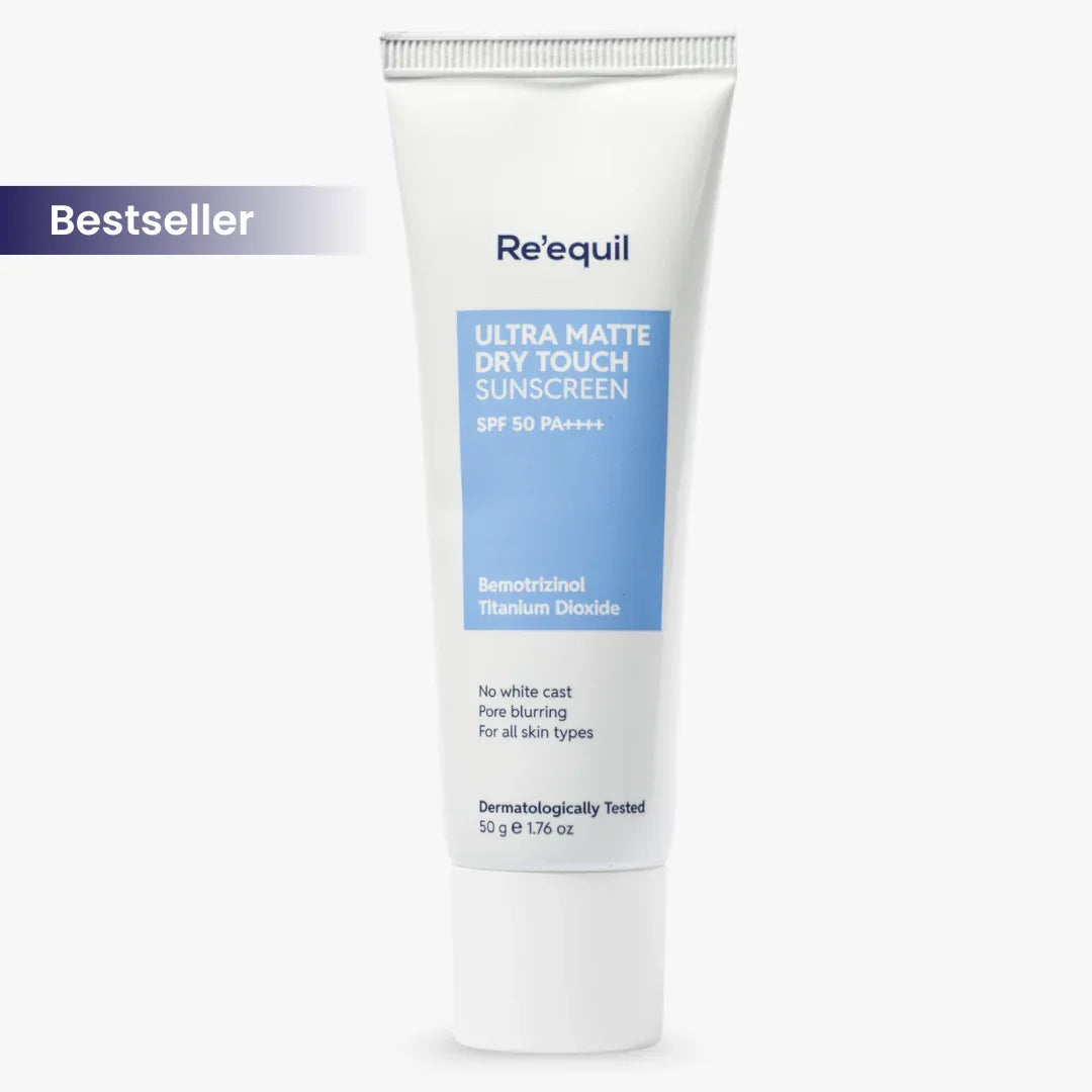Re'equil Ultra Matte Dry Touch Sunscreen Gel SPF 50 PA++++