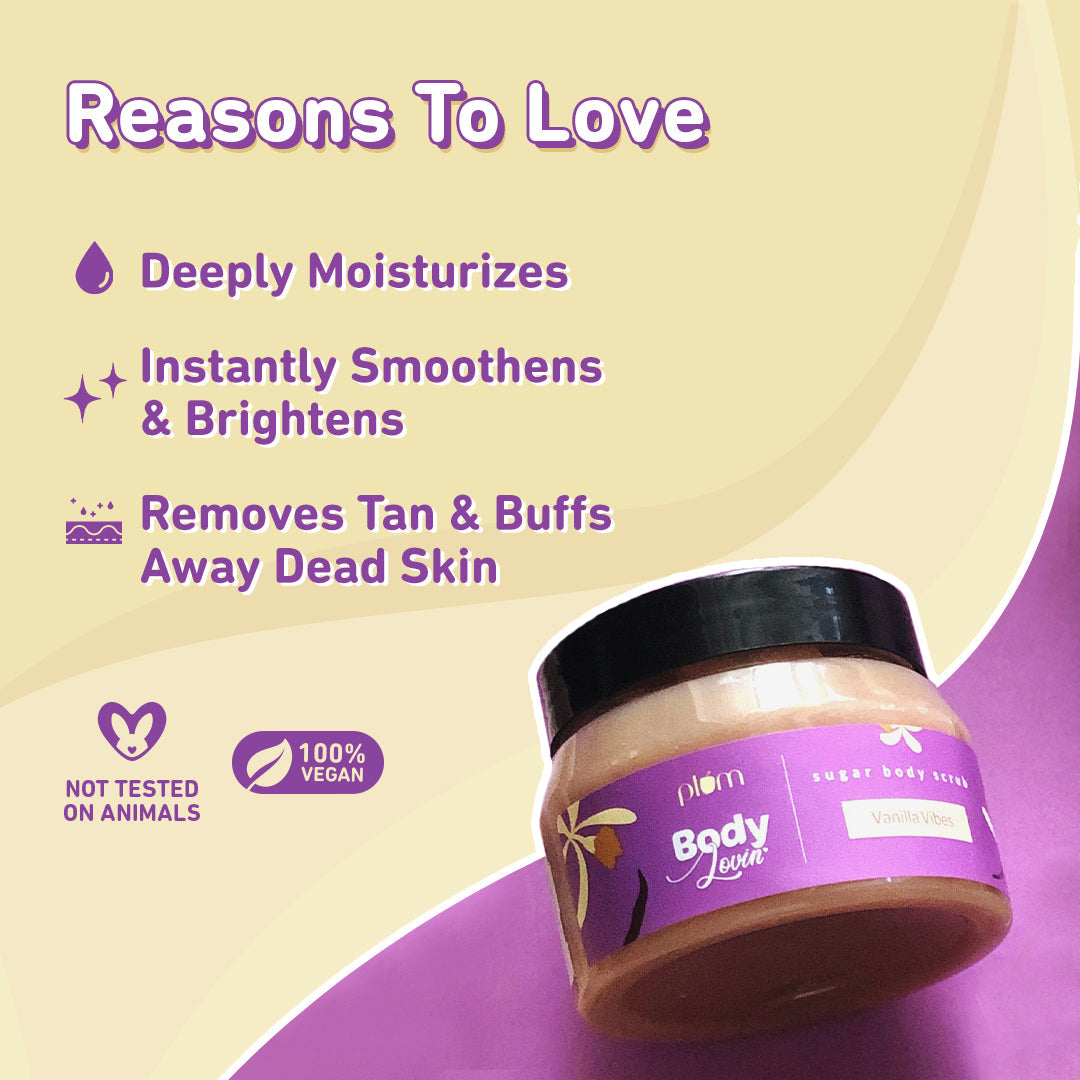 Plum Vanilla Vibes Sugar Body Scrub – photo 4