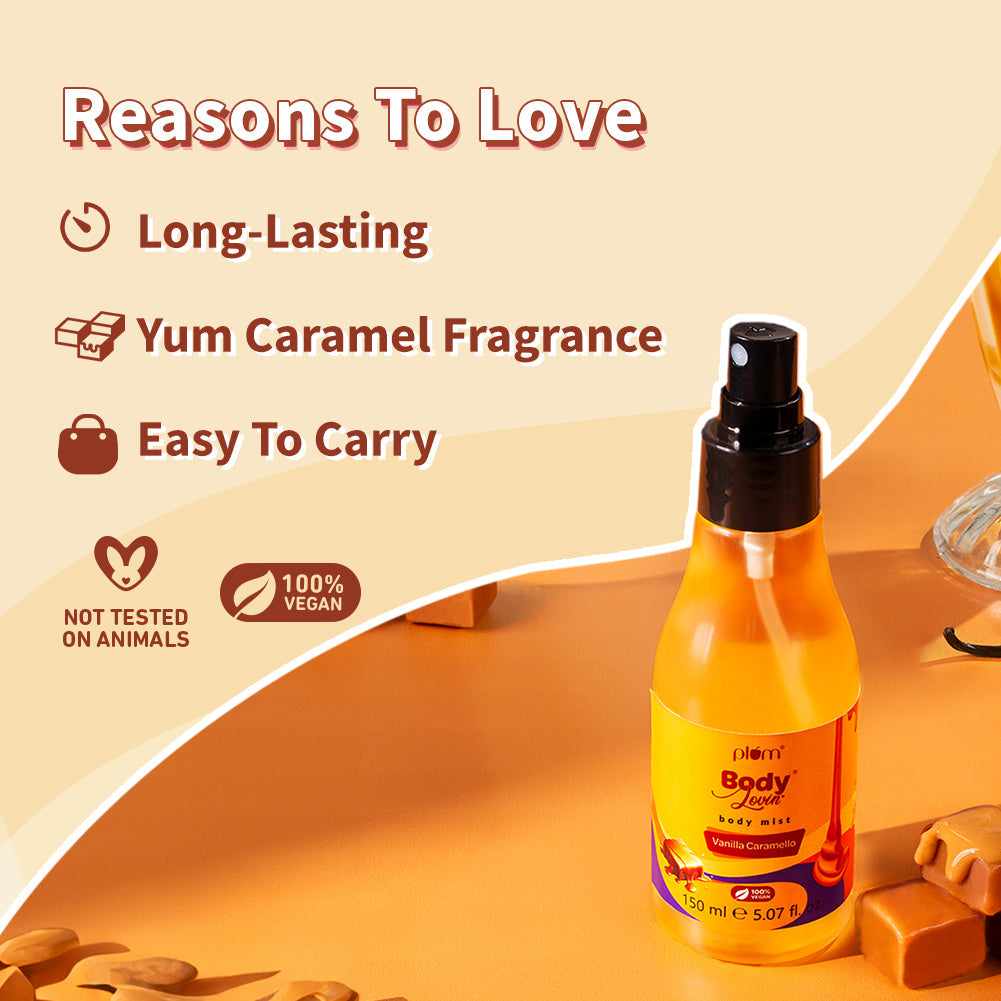 Plum Vanilla Caramello Body Mist (150ml) – photo 4
