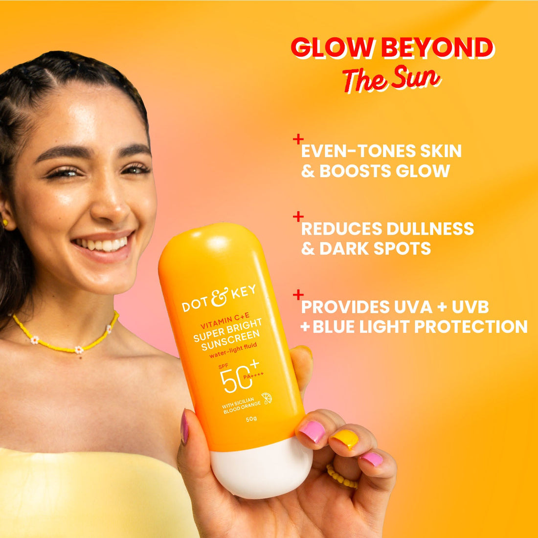Dot & Key Vitamin C + E Sunscreen SPF 50+ PA++++ (80 g) – photo 5