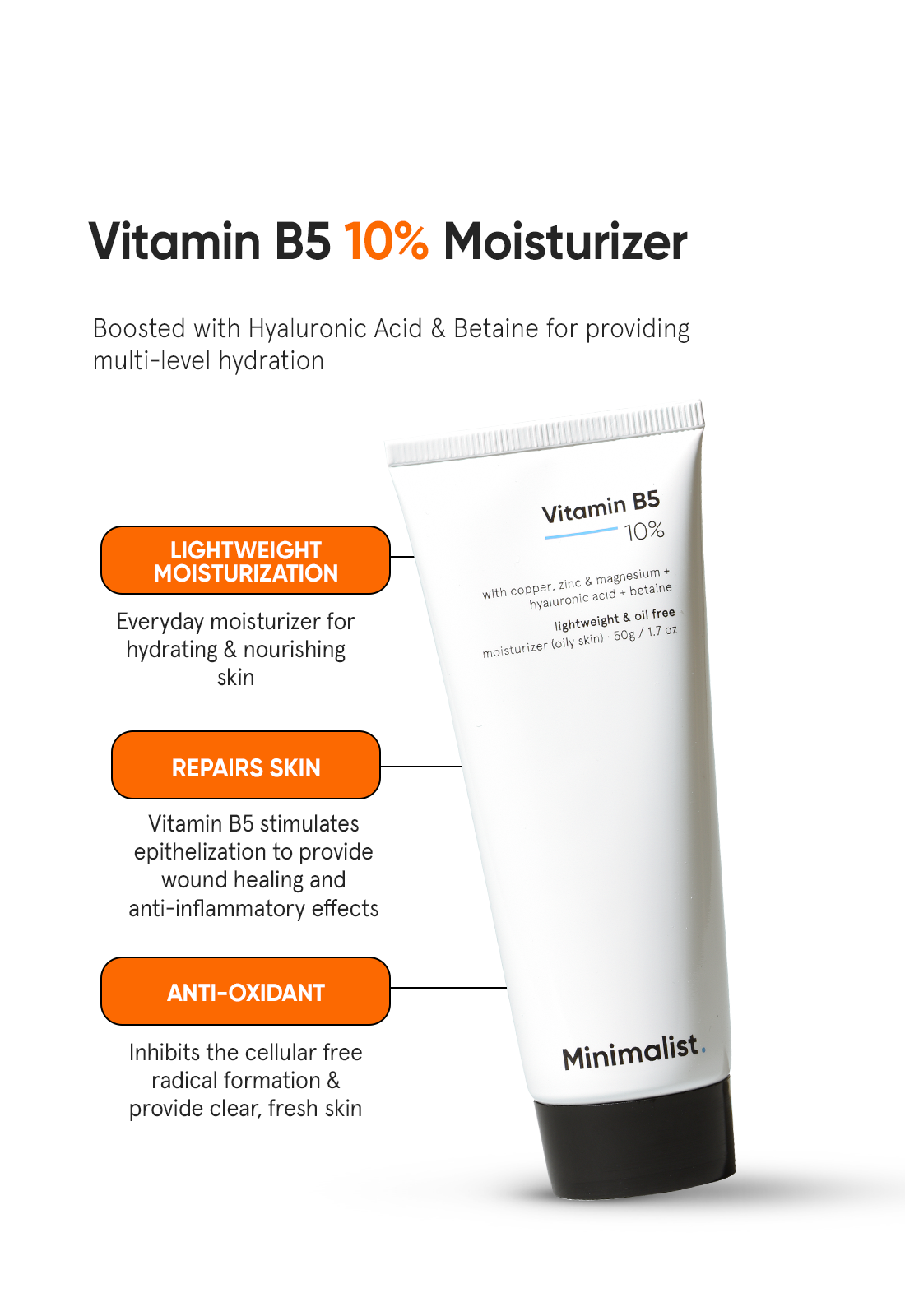 Minimalist Vitamin B5 10% Moisturizer (50g) – photo 6