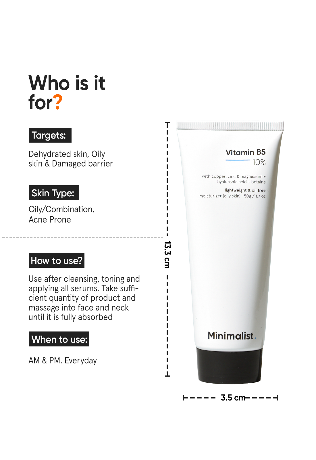Minimalist Vitamin B5 10% Moisturizer (50g) – photo 7