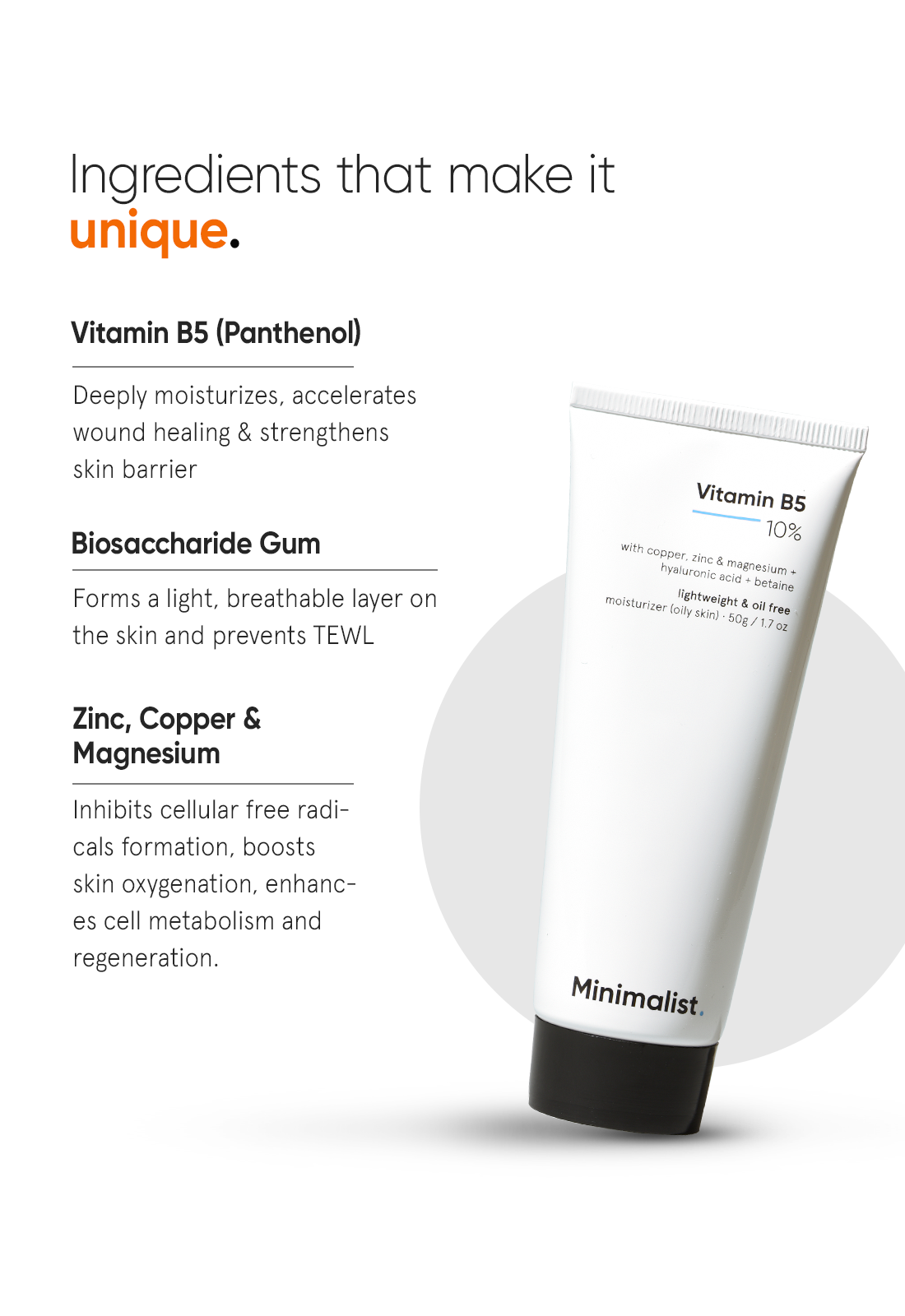 Minimalist Vitamin B5 10% Moisturizer (50g) – photo 5
