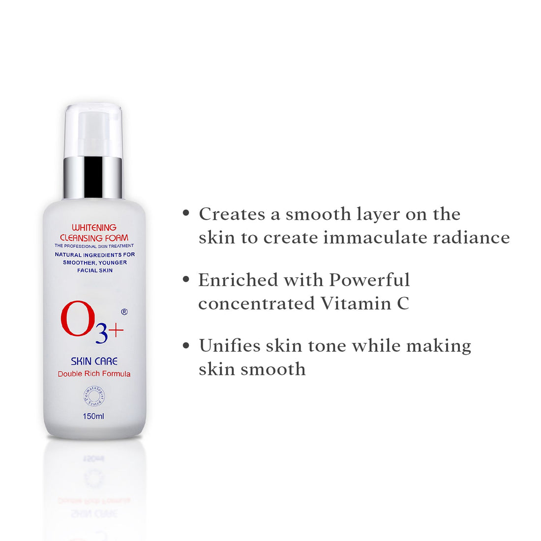 O3+ Whitening Cleansing Foam (150 ml) – image 2