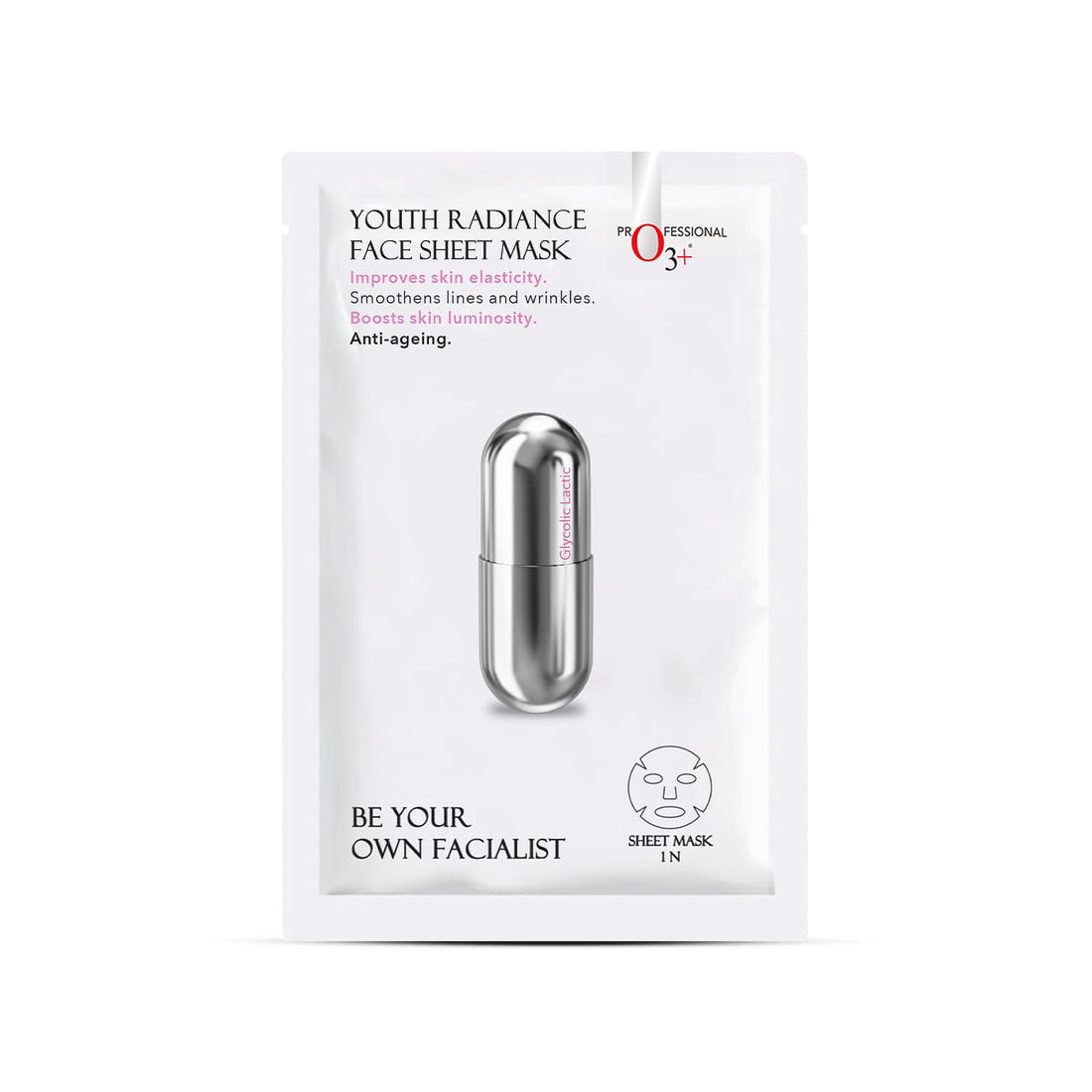 O3+ Facialist Youth Radiance Sheet Mask (3 × 30 g)