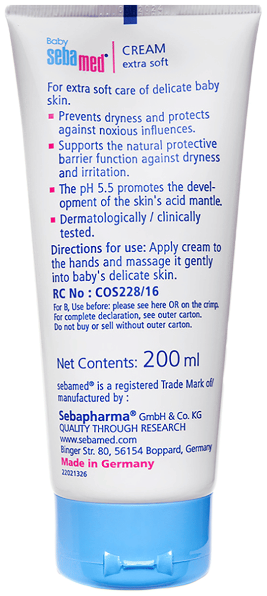 Sebamed Baby Cream Extra Soft (pH 5.5) - 200 ml – photo 5