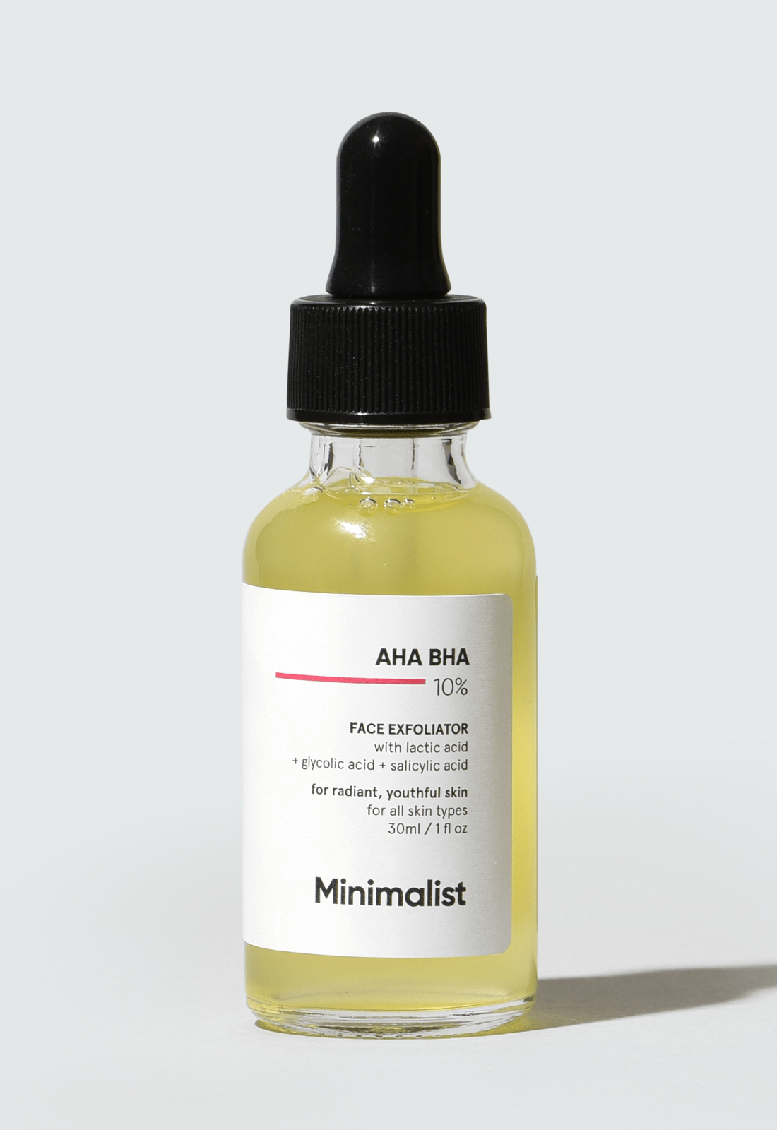 Minimalist AHA BHA 10% Face Exfoliator (30ml) – photo 2