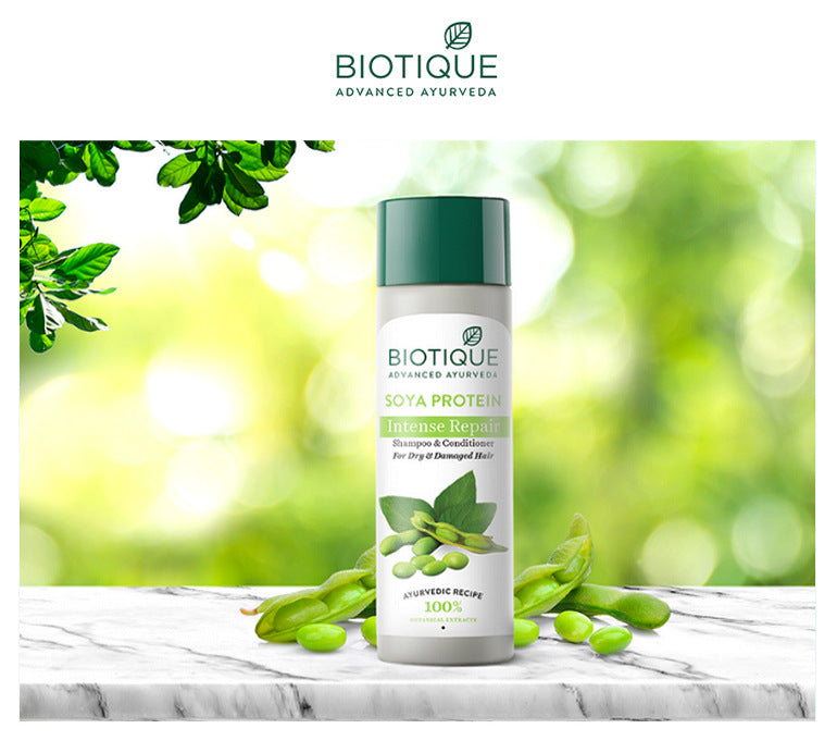 Biotique Soya Protein Intense Repair Shampoo & Conditioner – photo 4