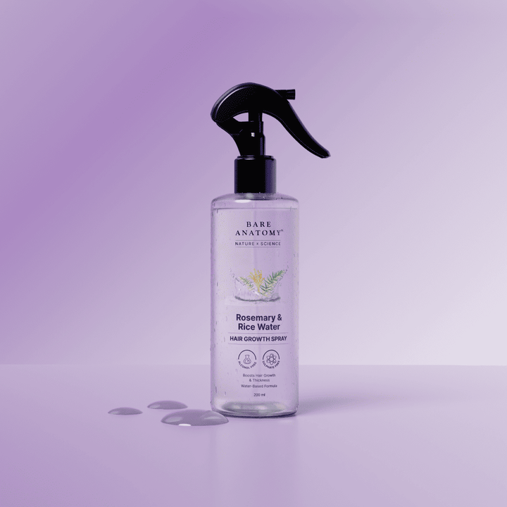 Bare Anatomy Rosemary & Rice Water Hair Growth Spray, 200 ml