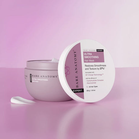 Bare Anatomy Expert Ultra Smoothing Hair Mask with Shea Butter & Niacinamide, 250 g