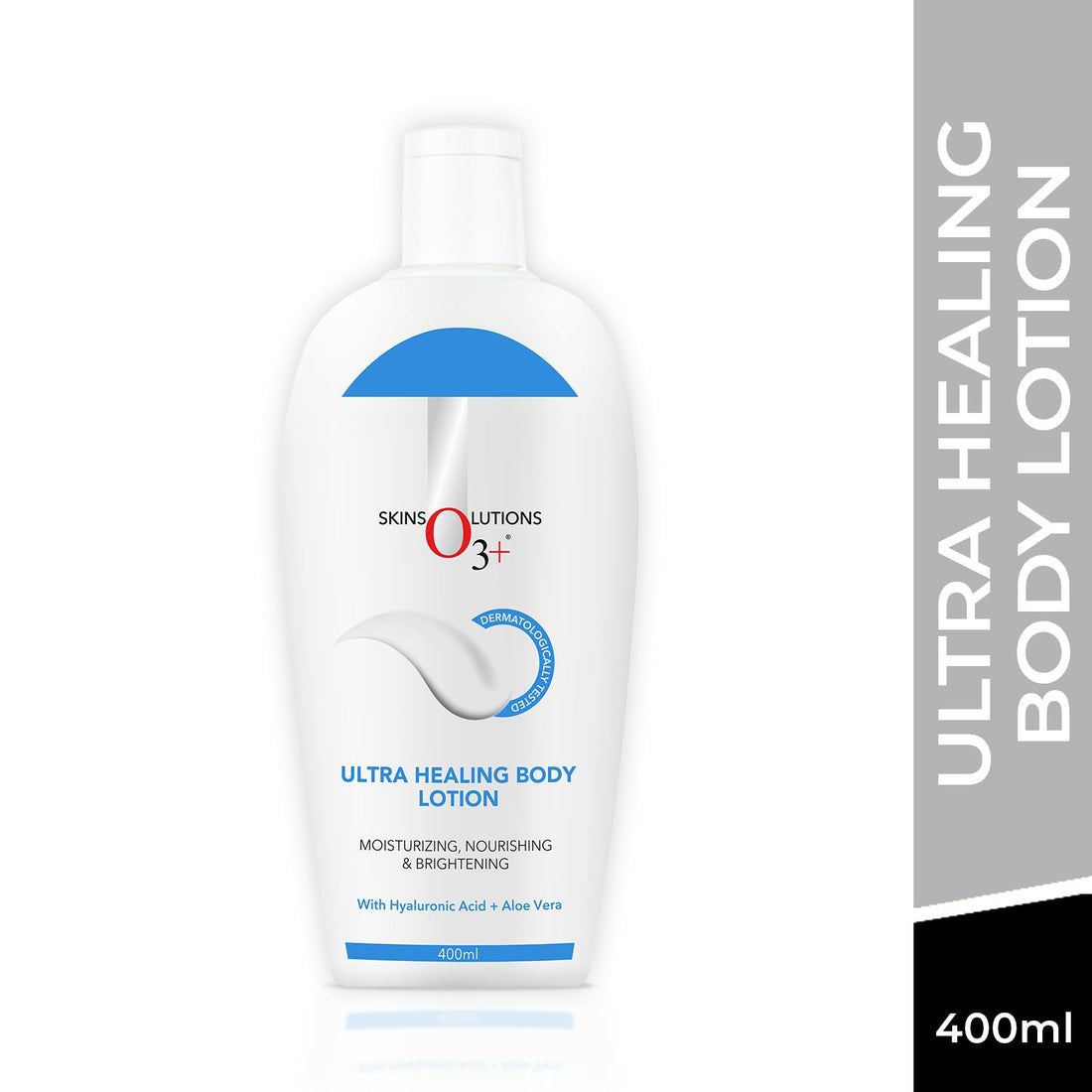 O3+ Ultra Healing Brightening Body Lotion with Hyaluronic Acid & Aloe Vera (400 ml) – image 2
