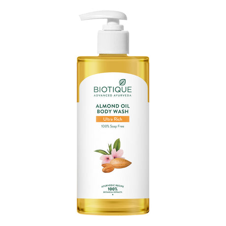 Biotique Bio Almond Oil Ultra Rich Body Wash (200 ml)