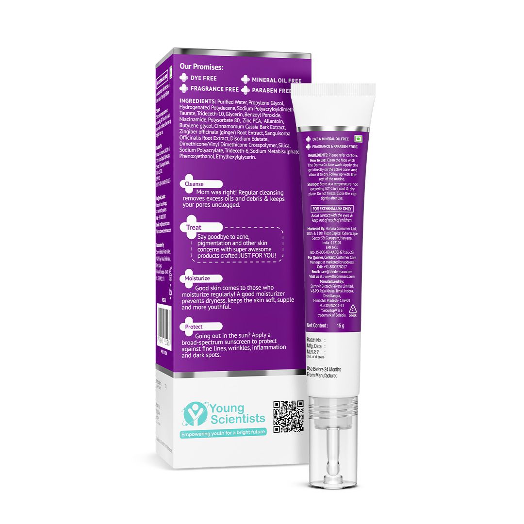The Derma Co 2.5% Benzoyl Peroxide Spot Corrector (15 g) – photo 2