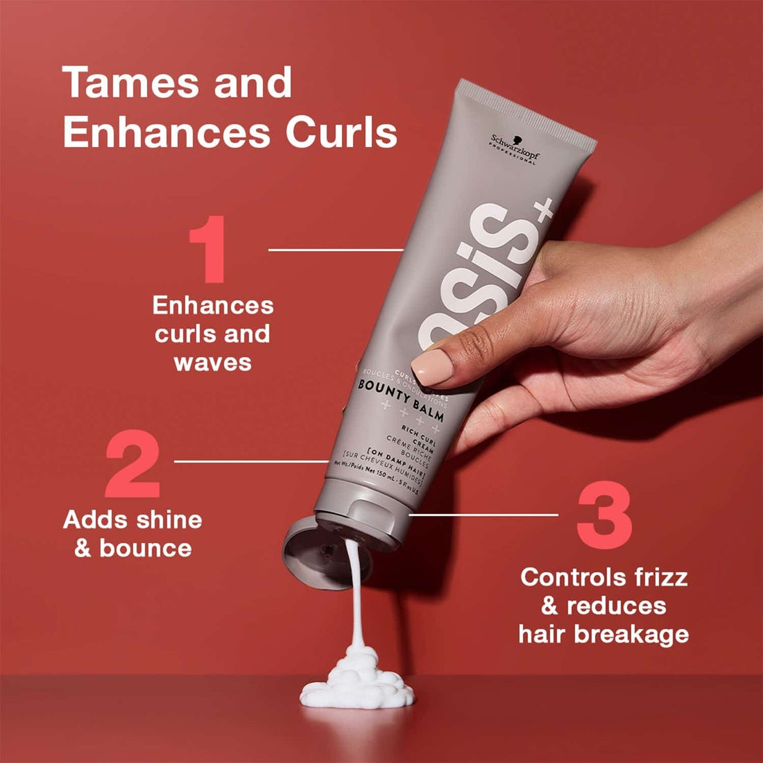 Schwarzkopf Professional OSiS+ Bounty Balm Rich Curl Cream (150 ml) – image 3