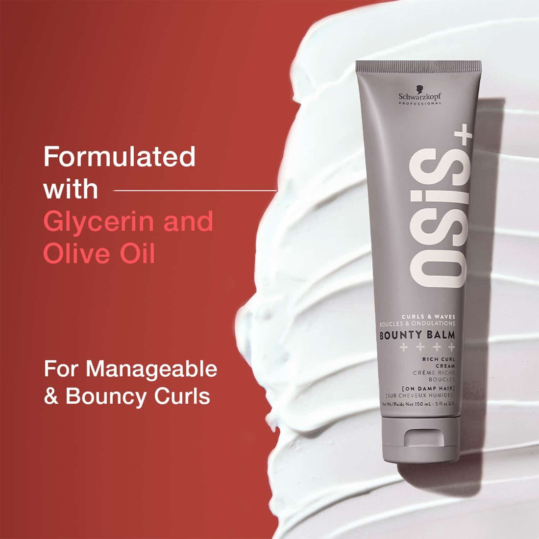 Schwarzkopf Professional OSiS+ Bounty Balm Rich Curl Cream (150 ml) – image 4
