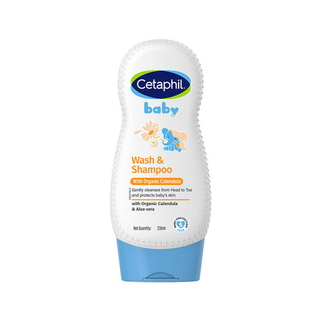 Cetaphil Baby Wash & Shampoo with Organic Calendula (230 ml)