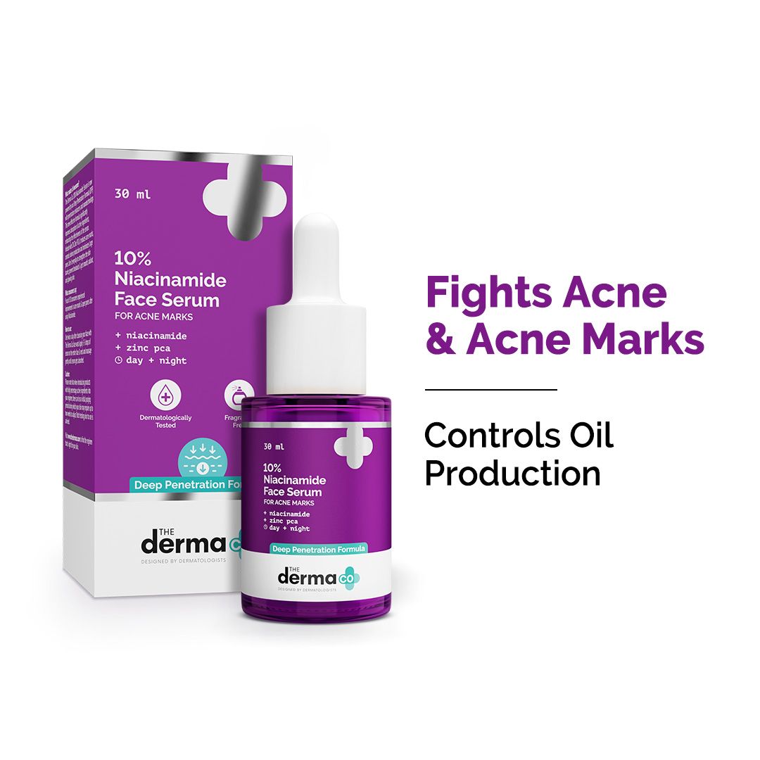 The Derma Co 10% Niacinamide Face Serum with 2% Zinc PCA (30ml)