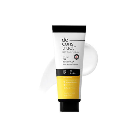 Deconstruct Gel Sunscreen SPF 50 PA++++ (Lightweight Gel Sunscreen for Oily Skin)