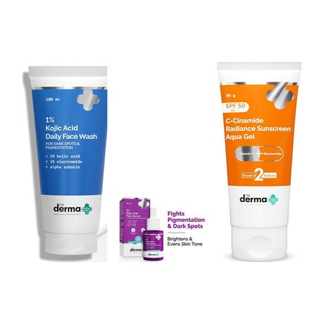 The Derma Co Kojic Glow Routine Set (3 Products)