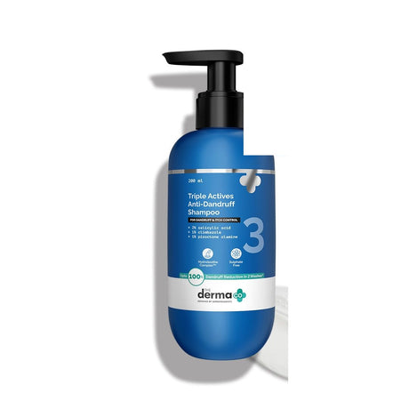 The Derma Co Triple Actives Anti-Dandruff Shampoo - 200 ml