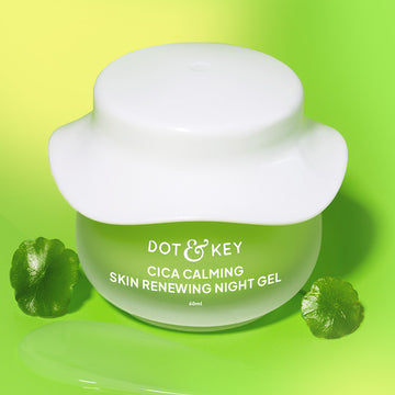 Dot & Key Cica Calming Skin Renewing Night Gel (Niacinamide + Green Tea) - 60ml