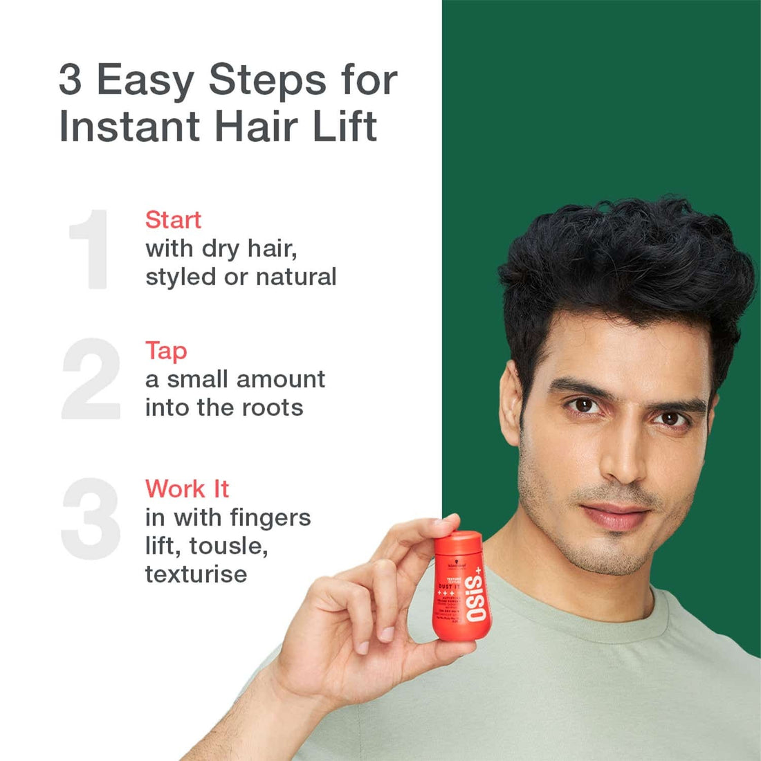 Schwarzkopf Professional OSiS+ Dust It Mattifying Volume Powder (10 g) – image 5