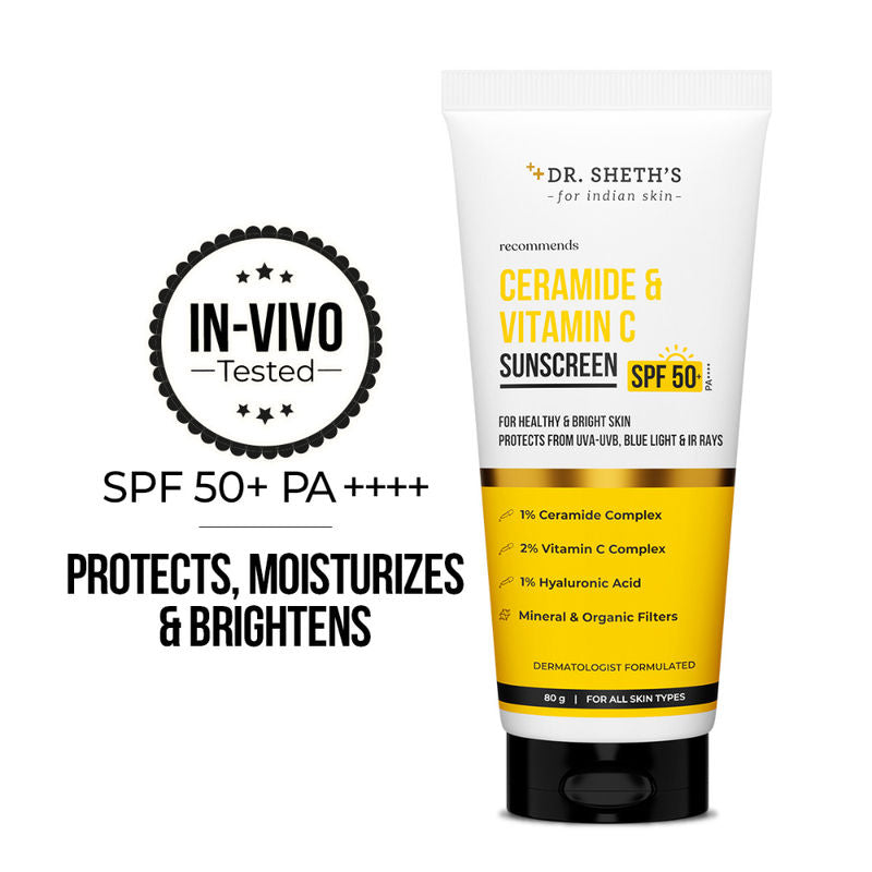 Dr. Sheth's Sunscreen SPF 50+ PA++++ (50g) – photo 2