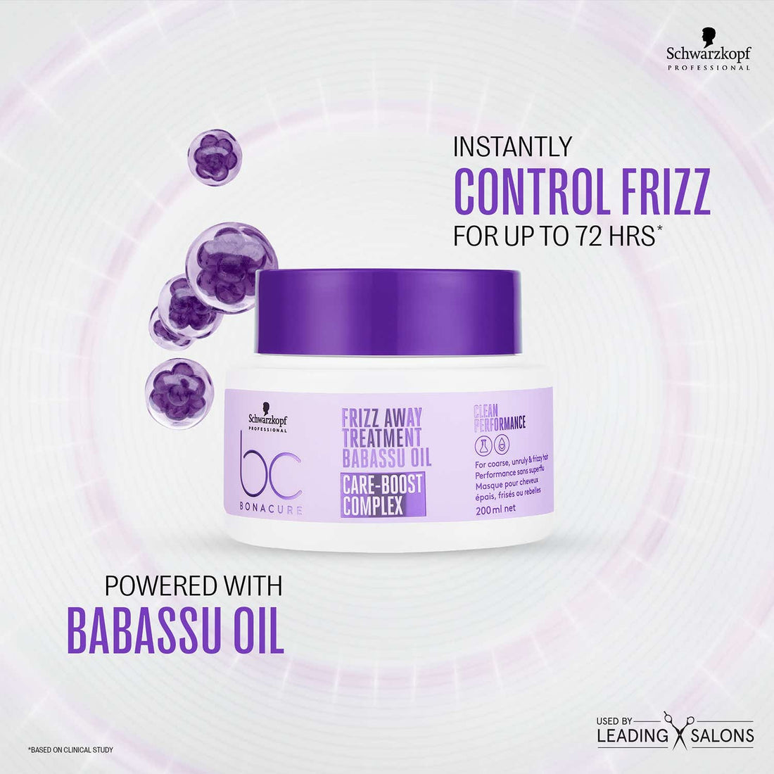 Schwarzkopf Professional BC Bonacure Frizz Away Combo - Shampoo (250 ml) + Treatment (200 ml) – image 3