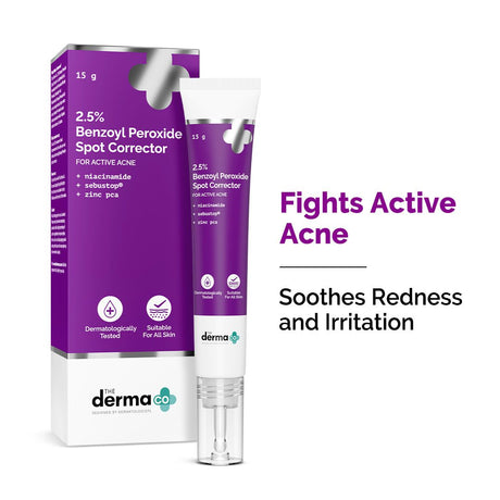 The Derma Co 2.5% Benzoyl Peroxide Spot Corrector (15 g)