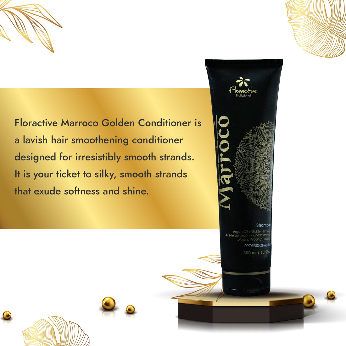 Floractive Marroco Golden Shampoo (300 ml) – photo 4