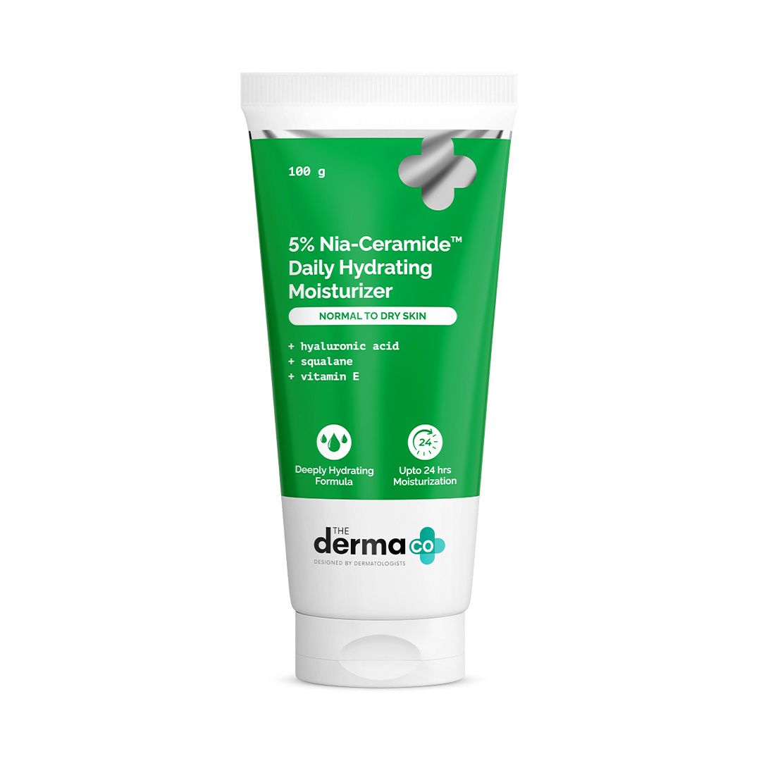 The Derma Co 5% Nia-Ceramide Daily Hydrating Moisturizer (5% Niacinamide & 2% Ceramide) - 100g – photo 2