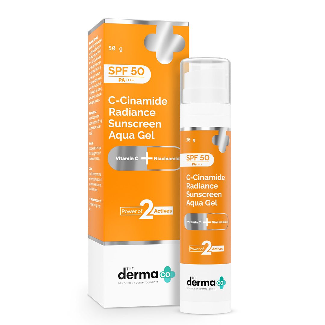 The Derma Co C-Cinamide Radiance Sunscreen Aqua Gel with SPF 50 & PA++++ - 50g – photo 3