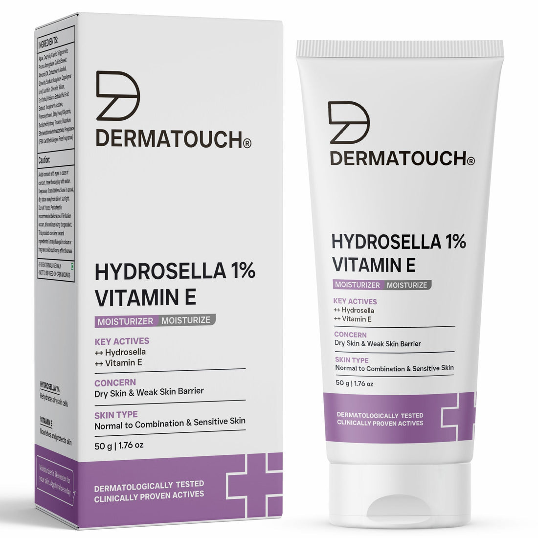 Dermatouch Hydrosella 1% & Vitamin E Moisturizer - 50g