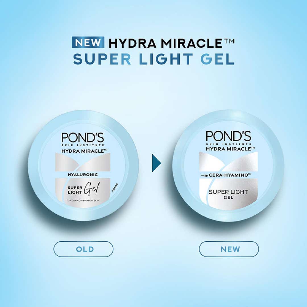 POND'S Super Light Gel Oil-Free Moisturiser with Hyaluronic Acid + Vitamin E (100 g) – photo 3