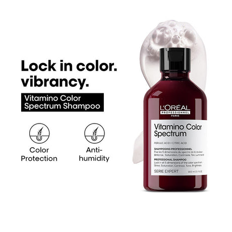 L'Oréal Professionnel Vitamino Color Spectrum Shampoo for all colored hair, Instant Nourishment (300ml)