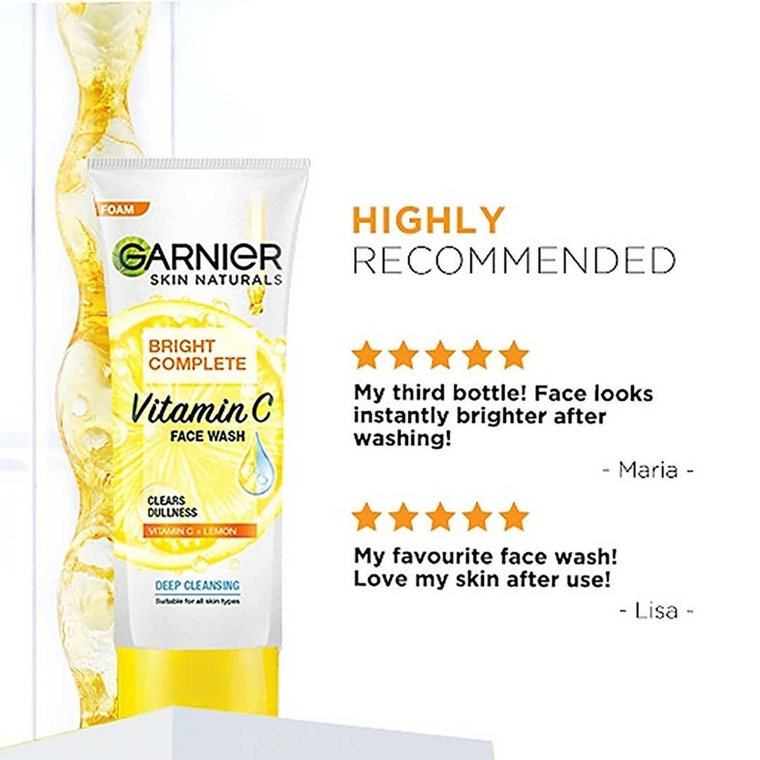 Garnier Bright Complete Vitamin C Face Wash – photo 5