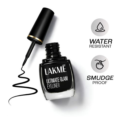 Lakmé 9 to 5 Eyeconic Liquid Eyeliner - Intense Black (4.5 ml)