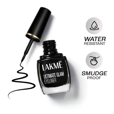 Lakmé 9 to 5 Eyeconic Liquid Eyeliner - Black (4.5 ml)