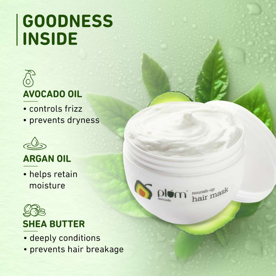 Plum Avocado Nourish-Up Hair Mask (250g) – photo 5