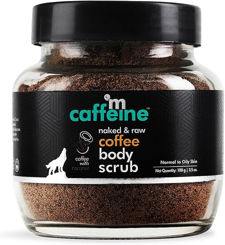 mCaffeine Naked & Raw Coffee Body Scrub with Coconut (100 g)